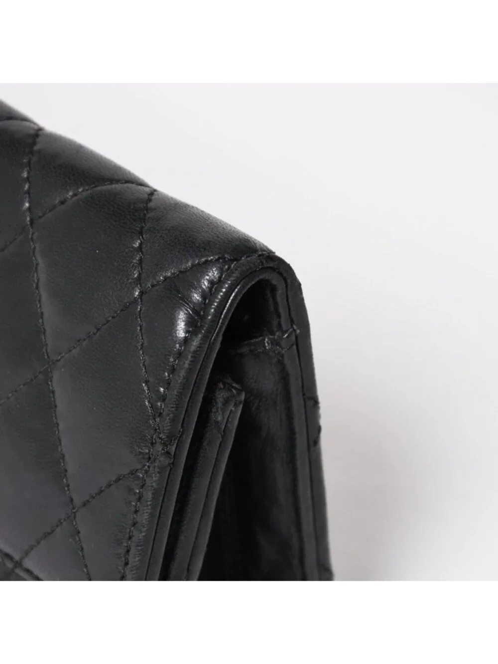 Chrome Hearts Dinner Clutch Large Cross Matelasse Lambskin Black